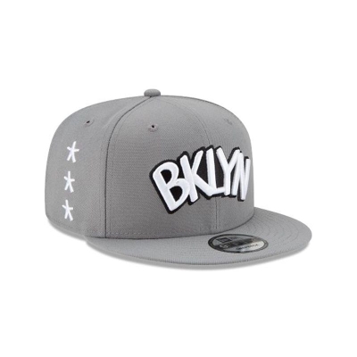 Sapca New Era Brooklyn Nets NBA Statement Edition 9FIFTY Snapback - Gri